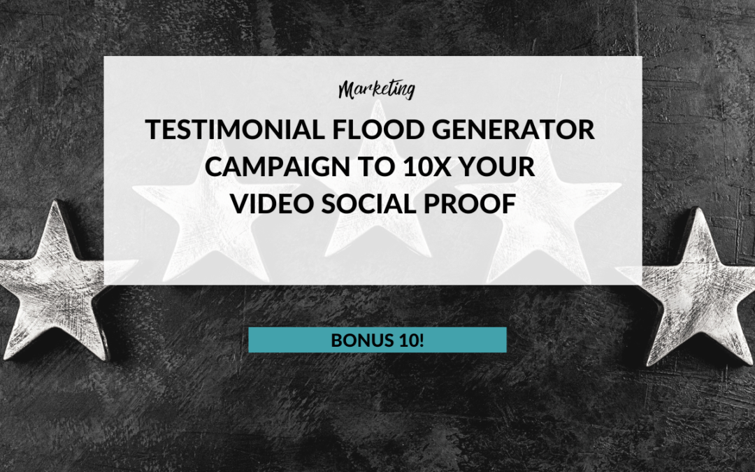 Bonus Testimonial Flood Generator