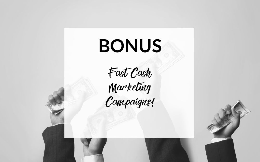 NEW: Fast Cash Campaign Bonuses